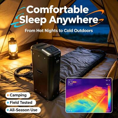 Tas tidur dingin dengan desain yang bisa dicuci dan konsumsi energi 400W untuk pengendalian suhu di berbagai lingkungan
