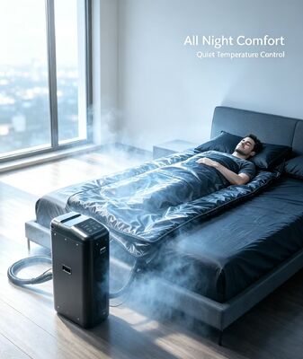 Kantong tidur berpendingin dan pemanas kantong tidur dengan teknologi kompresor semikonduktor energi untuk sepanjang tahun