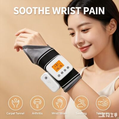 Pengawal Terapi Genggam Genggam Pemanas. 3 Mode Panas & Waktu, 3000mAh USB Pengisian Daya Pemanasan Genggam Dukungan Genggam untuk nyeri pergelangan tangan, Tenosynovitis & Arthritis Relief